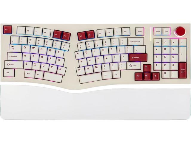 MechLands Feker Alice98 Ergonomic 98 Keys Custom Mechanical Keyboard, VIA Programmable, USB-C Wired Gaming Keyboard, Hot Swappable, 5 Layer...