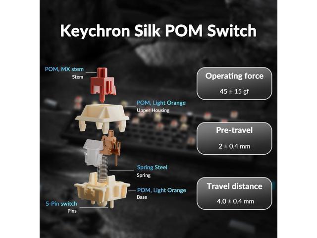 Keychron Q6 Ultra 8K Polling Rate Aluminum Wireless Mechanical Keyboard, 2.4 GHz/Bluetooth/Wired Full-Size Custom RGB, Hot-Swappable Silk POM Red...