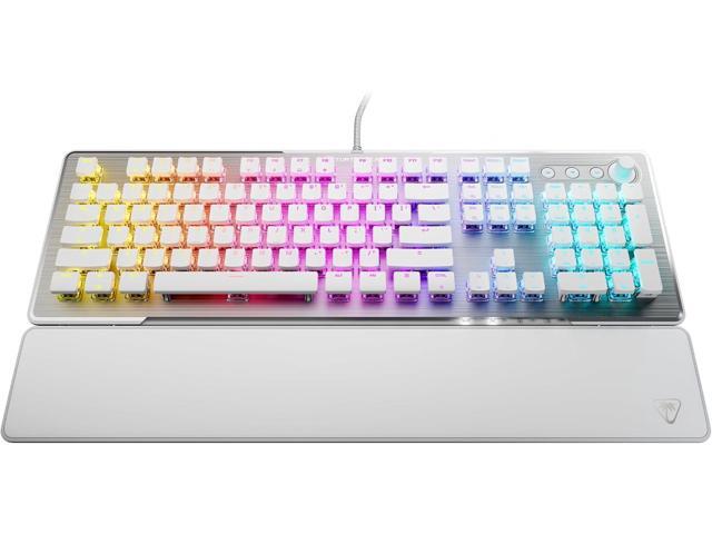 Turtle Beach Vulcan II Full-Size PC Gaming Keyboard, Titan II Mechanical Switches, Customizable RGB Illuminated Keys, Detachable Palm Rest, Media...