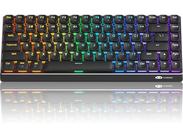 Camiysn Wireless RGB Mechanical Keyboard Moon84 Triple Mode 2.4GHz/BT/USB-C Wired Office Black Keyboard for...