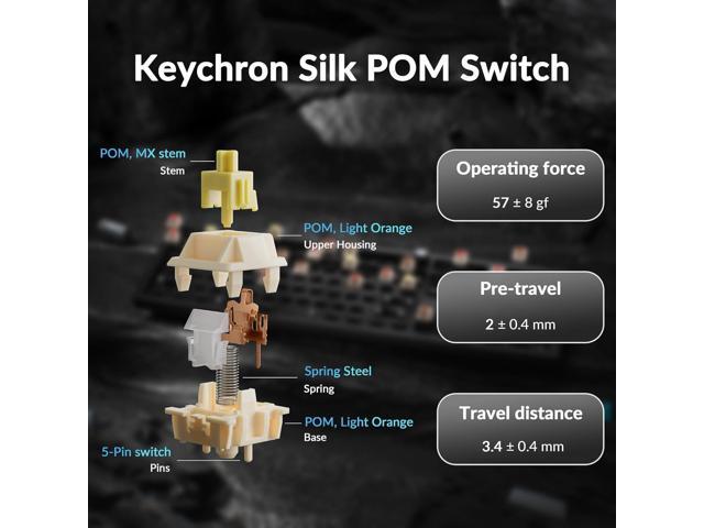 Keychron Q6 Ultra 8K Polling Rate Aluminum Wireless Mechanical Keyboard, 2.4 GHz/Bluetooth/Wired Full-Size Custom RGB, Hot-Swappable Silk POM...