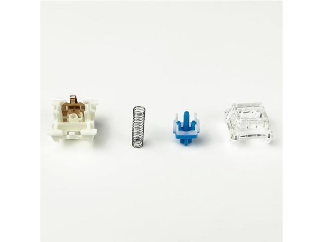 Gateron G Pro 3.0 Blue Switches for Mechanical Keyboard,3-Pin 60gf Clicky/Pre-Lubed/Pin-Enhanced Switches(108pcs,Blue)