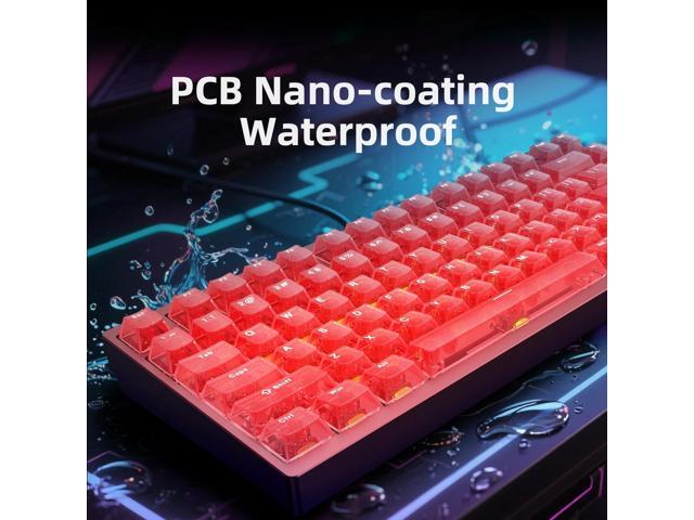 MG75MAX 81 Keys Wired Magnetic Switch Keyboard, 256KHZ Single Key Scan Rate, PCB Nano-Coating Waterproof, Hall Effect, 8KHZ/ARGB/CNC Aluminum...