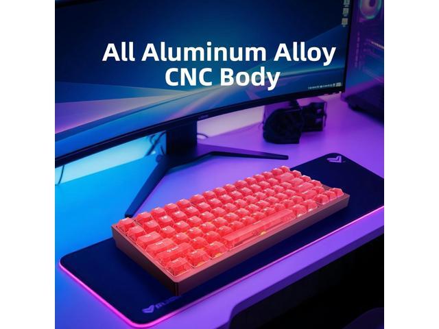 MG75MAX 81 Keys Wired Magnetic Switch Keyboard, 256KHZ Single Key Scan Rate, PCB Nano-Coating Waterproof, Hall Effect, 8KHZ/ARGB/CNC Aluminum...