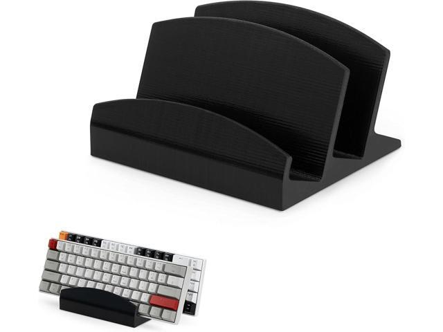 BRAINWAVZ Dual Desktop Keyboard Stand Holder, Suitable for Small Gaming Keyboards and Large Full-Size Boards, Organize Your Workspace and Keeping...