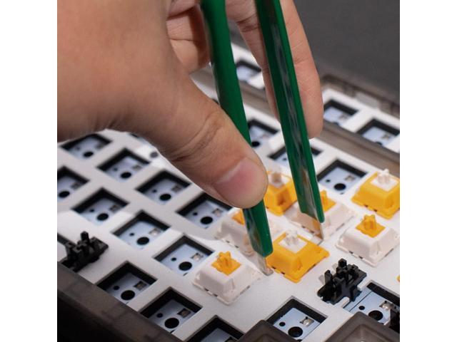 Gliging Switch Tester Switch Opener Acrylic Lube Station DIY Double-Deck Removal Platform Keycaps Puller for Custom Gateron Cherry Mechanical...