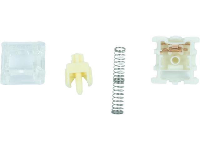 GATERON Jupiter Banana Keyboard Switches, Tactile 59gf RGB LED 5 Pin Factory Pre-lubed Key Switches for MX Mechanical Keyboard(Banana,110PCS)