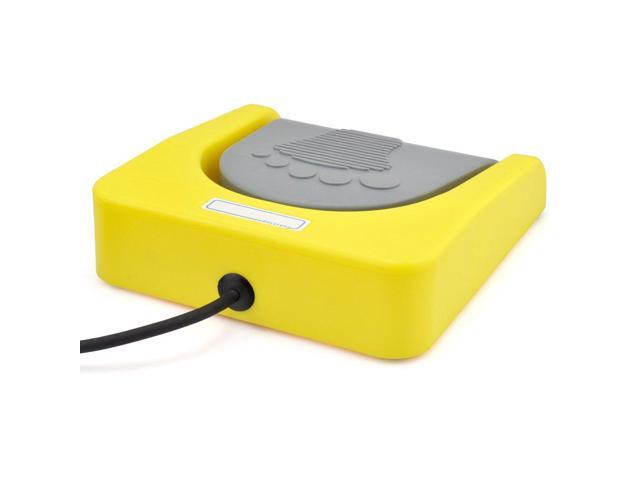 iKKEGOL USB Single Foot Switch Control One Key Customized Computer Keyboard Action Pedal HID Yellow