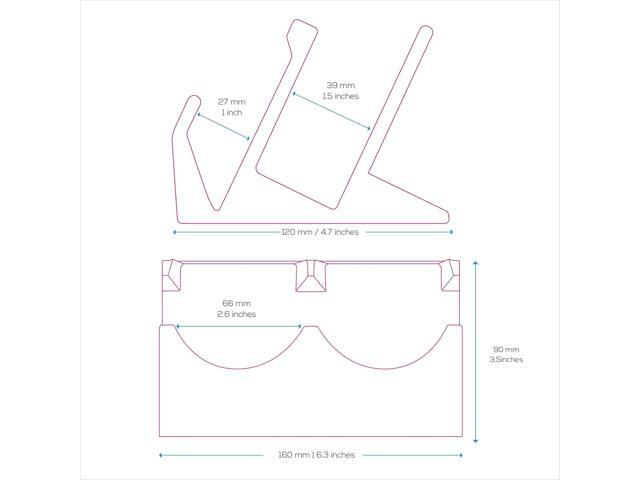 BRAINWAVZ Desktop Keyboard & Dual PC Mouse Stand Holder, Suitable for Small Or Large Keyboards, Gaming & Office Mice - Organize Your Work Or Game...