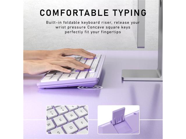 Wireless Keyboard and Mouse, 2.4GHz Cordless Keyboard Mouse Combo, Optical Mouse, Plug and Play USB Receiver, Compatible with Windows, Mac, Laptop,...
