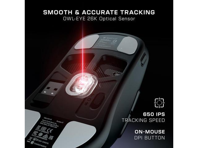 Turtle Beach Burst II Air Wireless Gaming Mouse - 47g Ultra Lightweight, Optical Switches, 26000 DPI Optical Sensor, 120-hour Rechargeable Battery,...