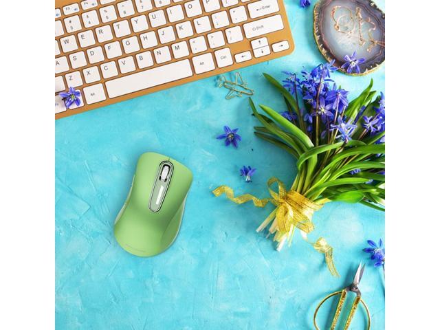 memzuoix 2.4G Wireless Mouse, 1400 DPI Mobile Optical Cordless Mouse with USB Receiver, Portable Computer Mice for Laptop, PC, Desktop, MacBook, 5...