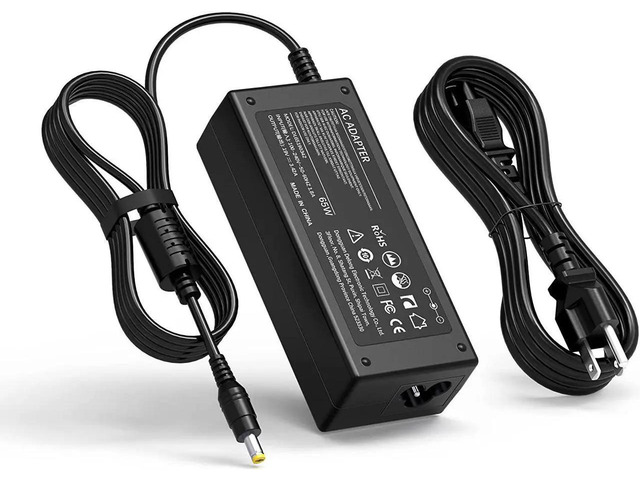 19V AC Adapter Power Cord Monitor for Acer LCD H236HL SA230 G276HL S230HL G246HL G206HQL S271HL S240HL G236HL S220HQL S202HL; Aspire E15 N15Q1...