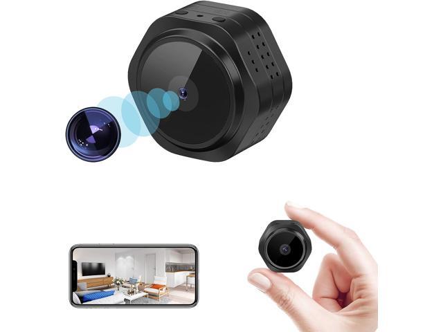 Mini Spy Hidden Cameras 1080P HD Smallest Wireless Security Cameras Mini Battery Portable Nanny Cam Night Vision Motion Alerts Secret Surveillance...