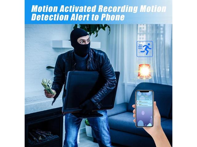 Mini Spy Hidden Cameras 1080P HD Smallest Wireless Security Cameras Mini Battery Portable Nanny Cam Night Vision Motion Alerts Secret Surveillance...