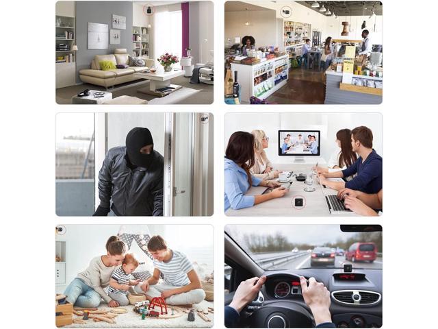 WAXOXIH Mini Spy Camera WiFi Hidden Camera Night Vision 4K HD Spy Nanny Cam for Home Security Easy Set Wireless Indoor Smallest Camera with Motion...