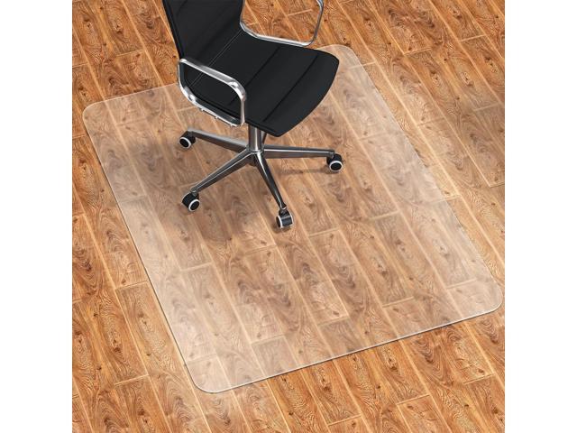 WASJOYE Chair Mat for Hardwood Tile Floor, 36'x48' Rectangle PVC Floor Protector Cover Rug Mat with Non-Slip Frosted Back, Heavy Duty for Home. photo