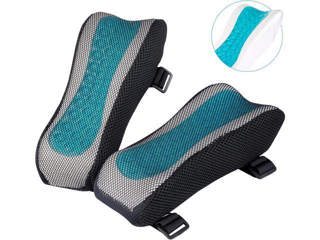 BEAUTRIP Ergonomic Armrest Pads- Office Chair Arm Rest Cover Pillow - Elbow Support Cushion for Computer, Gaming and Desk Chairs (Set of 2, Mesh...