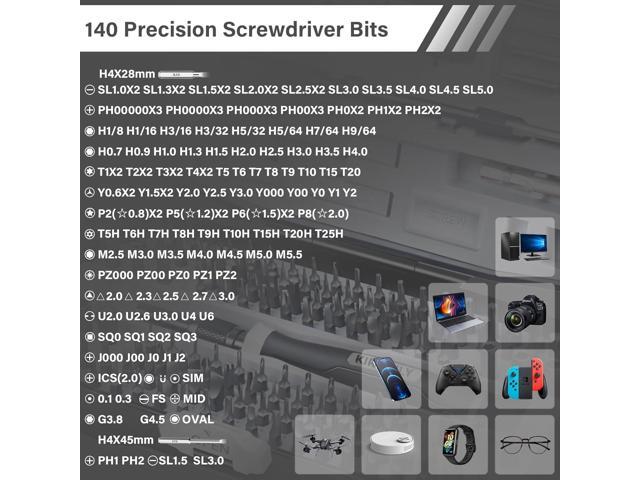 KIROGILY Precision Screwdriver Set, 154 in 1 Small Screwdriver Set, Mini Screwdriver Magnetic Repair Tool Kit for Electronics Computer PC Laptop...