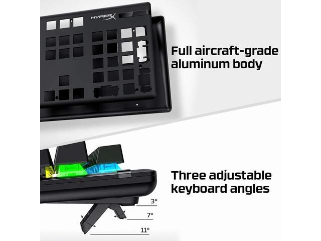HyperX Alloy Origins - Mechanical Gaming Keyboard, Software-Controlled Light & Macro Customization, Compact Form Factor, RGB LED Backlit - Linear...