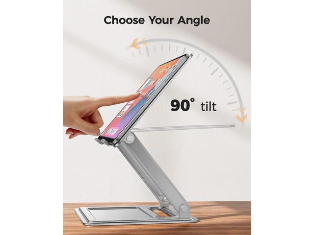 LORYERGO Adjustable Laptop Stand, Foldable Laptop Riser for 17.3inch Laptops, Portable Laptop Stand for Desk, Ergonomic Computer Notebook Stand...