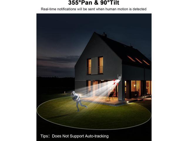 ANRAN 4G LTE Cellular Solar Security Camera Wireless Outdoor, No WiFi Solar Powered Camera, 360° Live View, 2K Color Night Vision, 2 Way Talk,...
