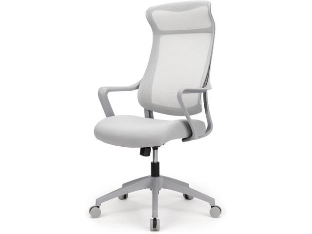 Realspace Lenzer Mesh High-Back Task Chair, Gray, BIFMA Certified