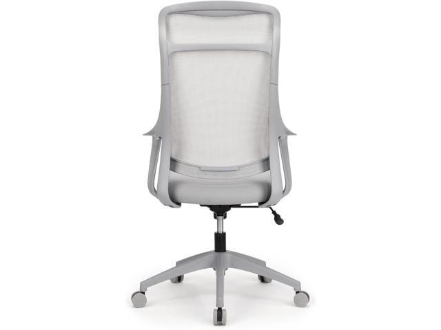 Realspace Lenzer Mesh High-Back Task Chair, Gray, BIFMA Certified