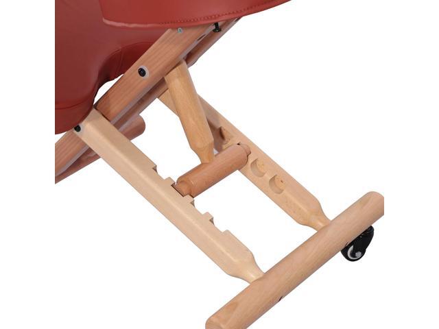 Master Massage Comfort Plus Wooden Kneeling Chair PREFECT FOR Home, Office & Meditation, Cinnamon