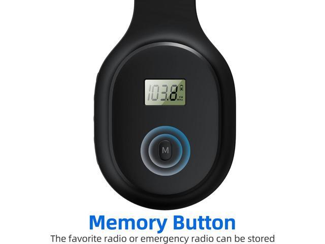 Wireless Headphones with FM Radio and Bluetooth 5.0, Rechargeable Portable Headset with Built-in Microphone, Lightweight and Comfortable Ear Muffs...