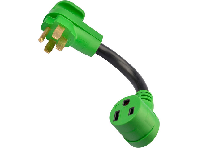 RVMATE Welder Adapter Cord 50 Amp to 50 Amp, NEMA 14-50P to 6-50R Electrical RV Converter, 12 Inch