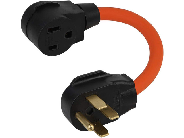 50CM Nema 14-50P to 6-50R Heavy Duty AWG8 STW 50 Amp Plug to 50 Amp (Welder) Socket Adapter Cable, Adapter Cord 50A Dryer 14-50P to Welder 6-50R...