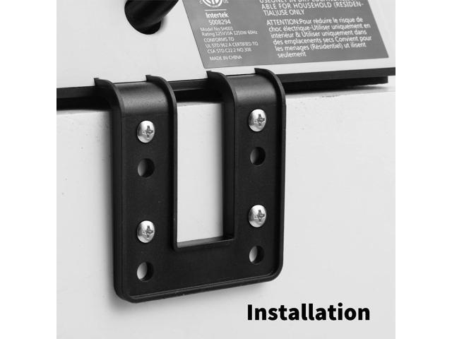 Emerising 2-Pack Desk Edge Mount Power Strips with 4 USB Ports & 3 AC Power Outlets for Home and Office Desktop Charging Bucket, 1250Joules Surge...