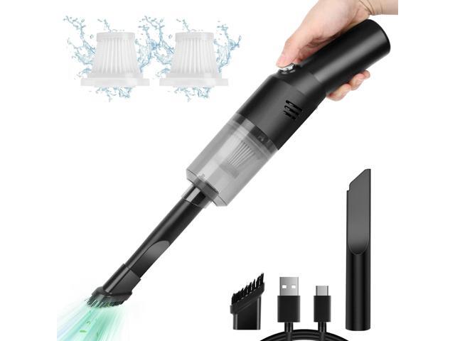 V06 Cordless Handheld Vacuum, 400g Mini Vacuum Portable for Car & Home Quick Cleanups, Tight Spaces, Portable Rechargeable, Easy Storage, Office,.