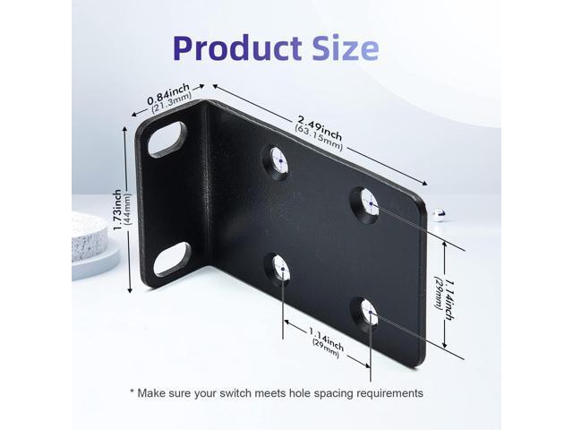 Rack Mount Kit 19' Large Switch Rack Ears Compatible for Cisco Small Business Series (18-50 Port Models) RM-300-19