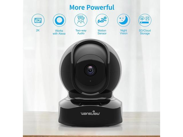 Wireless Security Camera, IP Camera 1080P HD Wansview, WiFi Home Indoor Camera for Baby/Pet/Nanny, Motion Detection, 2 Way Audio Night Vision,...