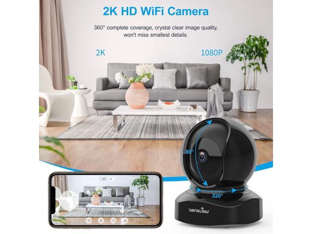 Wireless Security Camera, IP Camera 1080P HD Wansview, WiFi Home Indoor Camera for Baby/Pet/Nanny, Motion Detection, 2 Way Audio Night Vision,...