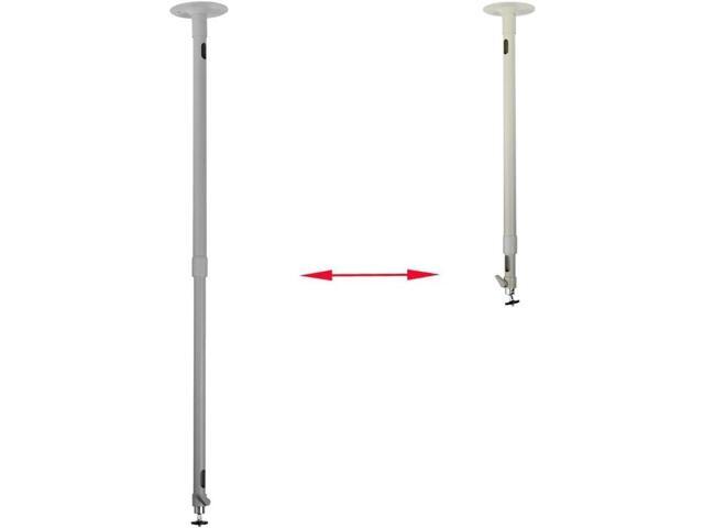 VideoSecu 24-40 Inch Adjustable Tilt Swivel Bracket Long Drop Ceiling Mount Stand for CCTV Security Camera Housing Home Surveillance System 1P4