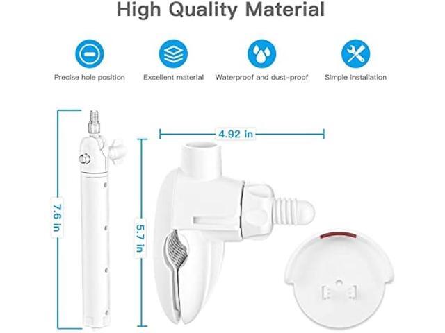 Koroao Baby Monitor Crib Clip Mount for VTech VM5463/ RM5764HD/ RM5764-2HD/ RM5864HD /RM5864-2HD /RM7764HD/ RM7764-2HD/BM3800/BM4700/ BM5600/...