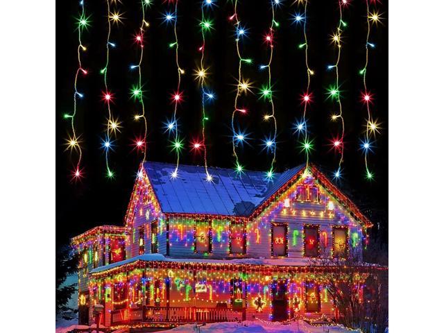 Photos - LED Strip kemooie Outdoor Christmas Lights, 400 Led 26.2FT x3.3FT Hanging Curtain Li