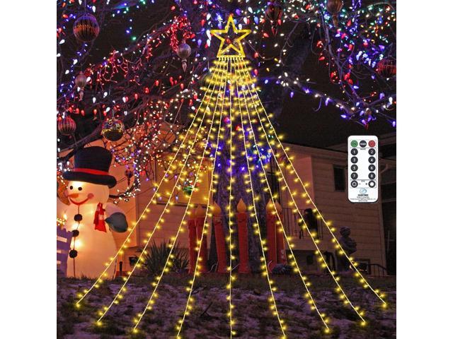 Photos - LED Strip Gogsic Christmas Decoration Outdoor Star String Lights with Remote, 317 LE