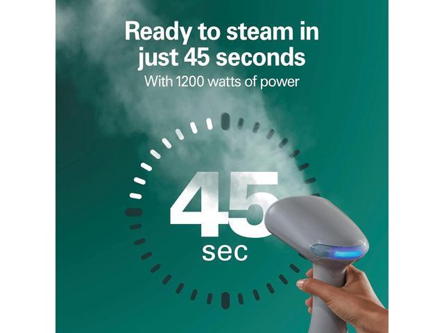 Hamilton Beach Handheld Garment Steamer for Clothes, Fabric and Drapes,1200 Watts, 400ml Water Tank, 20 Minutes of Continuous Steam, Vacation...
