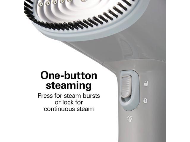 Hamilton Beach Handheld Garment Steamer for Clothes, Fabric and Drapes,1200 Watts, 400ml Water Tank, 20 Minutes of Continuous Steam, Vacation...