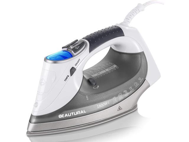 Photos - Iron BEAUTURAL 1800-Watt Steam  with Digital LCD Screen, Double-Layer and C