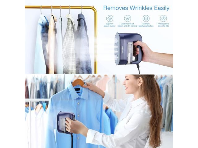 KEDEMAS Steamer Iron for Clothes,Portable Travel Mini Iron,1300W Powerful Garment Steamers,Horizontal, Vertical and Dry Ironing 4 in 1, 40s Fast...