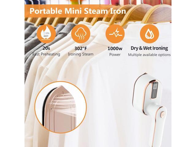 Portable Handheld Steamer for Clothes, 2-in-1 Ironing & Steaming,180° Rotatable Multi-Directional, Mini Travel Steamer,suitable for clothing of the...