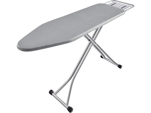 BKTD Ironing Board, Heat Resistant Cover Iron Board with Steam Rest, Non-Slip Foldable Ironing Stand. Heavy Sturdy Metal Frame Legs Iron Stand(13 *...