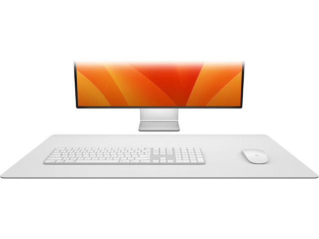 Twelve South Sustainable Leather Large Desk Pad - Desk Mat for Computer, Mouse Traction Surface, Desk Protector, Large Mouse Pad, Moisture and Heat...