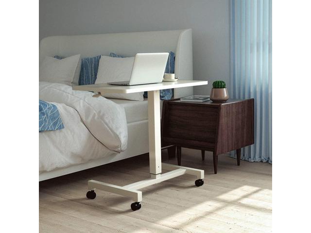 FitDesk Height Adjustable Desk - Pneumatic Standing Laptop Desk, Portable Office Work Station Stand Up Desk, Mobile Desk Workstations Organizer,...