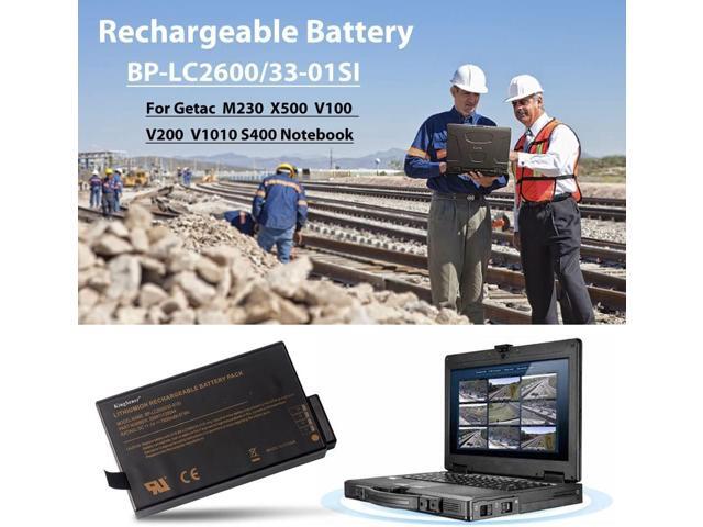 BP-LC2600/33-01S1 Battery for Getac M230 X500 V100 V200 V1010 S400 Notebook BP-LP2900/33-01PI 338911120104 BP3S3P3450P-01 441847500001 11.1V...